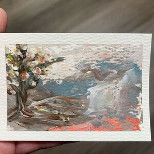 ACEO Original Painting Serene Nature-Inspired Landscape Art